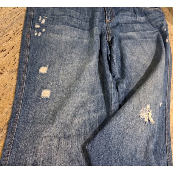 Lot of 2 New York & Co Boyfriend Low Rise Straight Leg Women sz 14 Jeans & Capri - Picture 8 of 16
